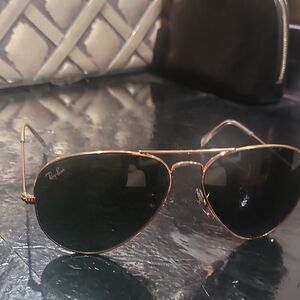 Ray-Ban Classic Gold Frame Sunglasses